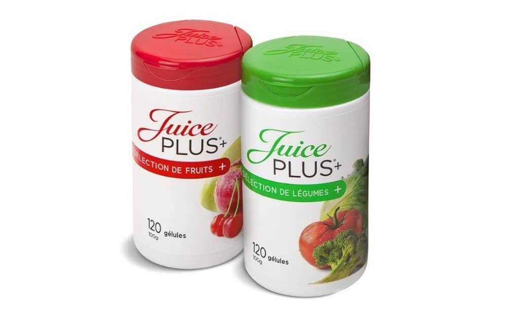 Pudełka z kapsułkami Juice Plus Owoce i Warzywa