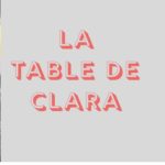 La table de Clara.
